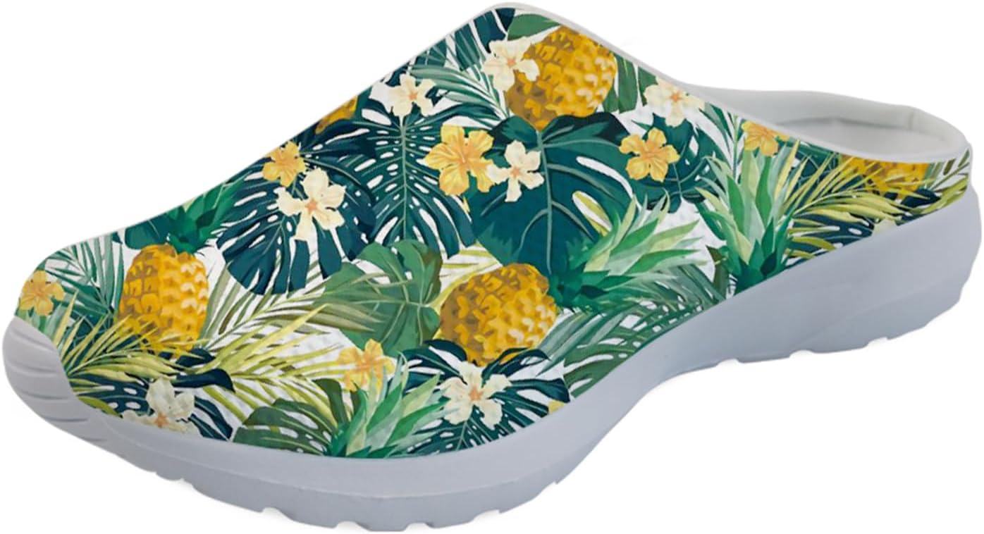 Женские и мужские сабо GLENLCWE в ретро-стиле Бохо с ацтекским рисунком и изображением раковины на пляже, садовые сабо без застежек, легкие туфли-мулы для прогулок, кроссовки для дома и улицы, Tropical Pineapple Hawaiian Palm Plumeria
Женские и мужские сабо GLENLCWE в ретро-стиле Бохо с ацтекским рисунком и изображением раковины на пляже, садовые сабо без застежек, легкие туфли-мулы для прогулок, кроссовки для дома и улицы, Tropical Pineapple Hawaiian Palm Plumeria