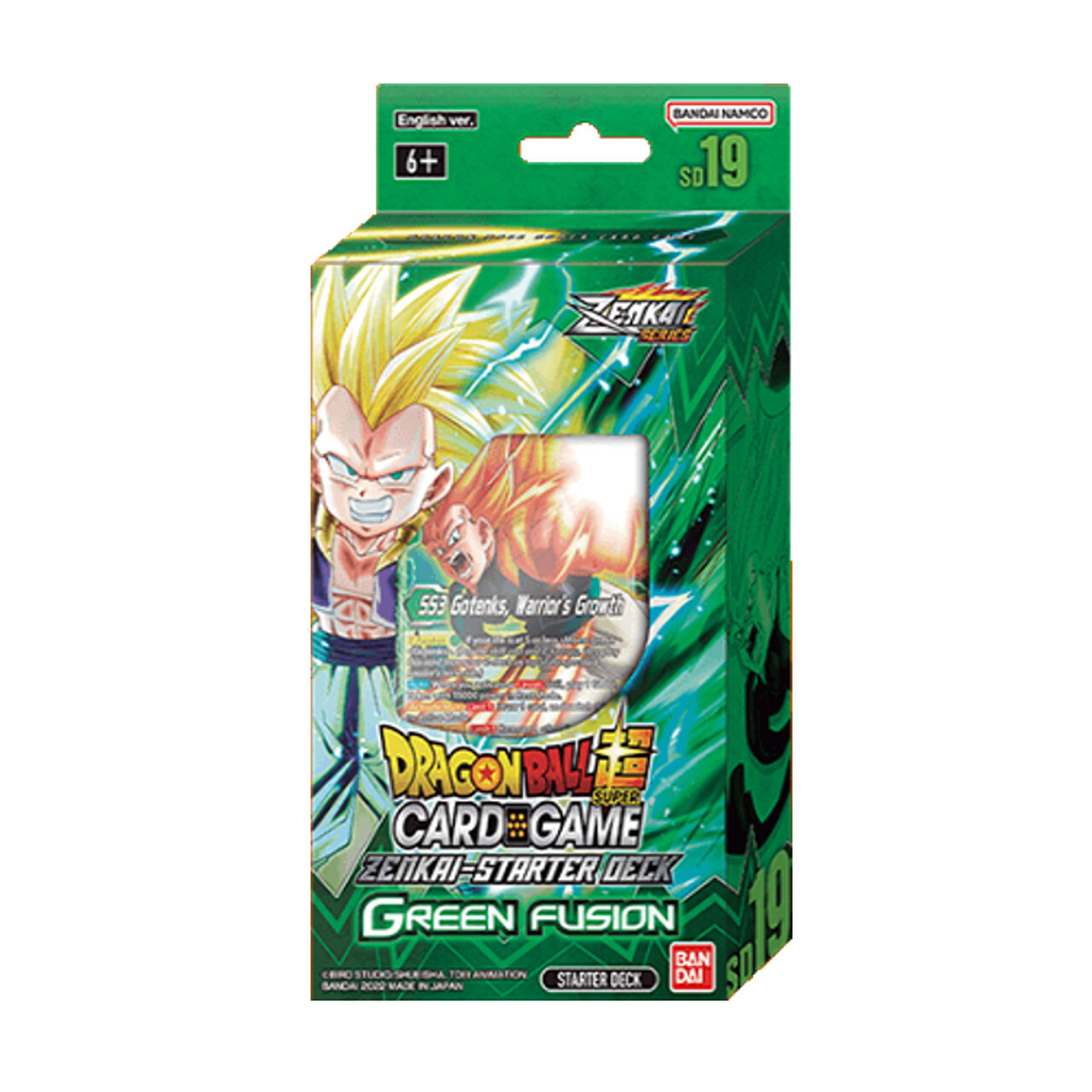 Карточная игра Dragon Ball Super: Zenkai Series - Green Fusion - Starter Deck 19 SD19 
Карточная игра Dragon Ball Super: Zenkai Series - Green Fusion - Starter Deck 19 SD19