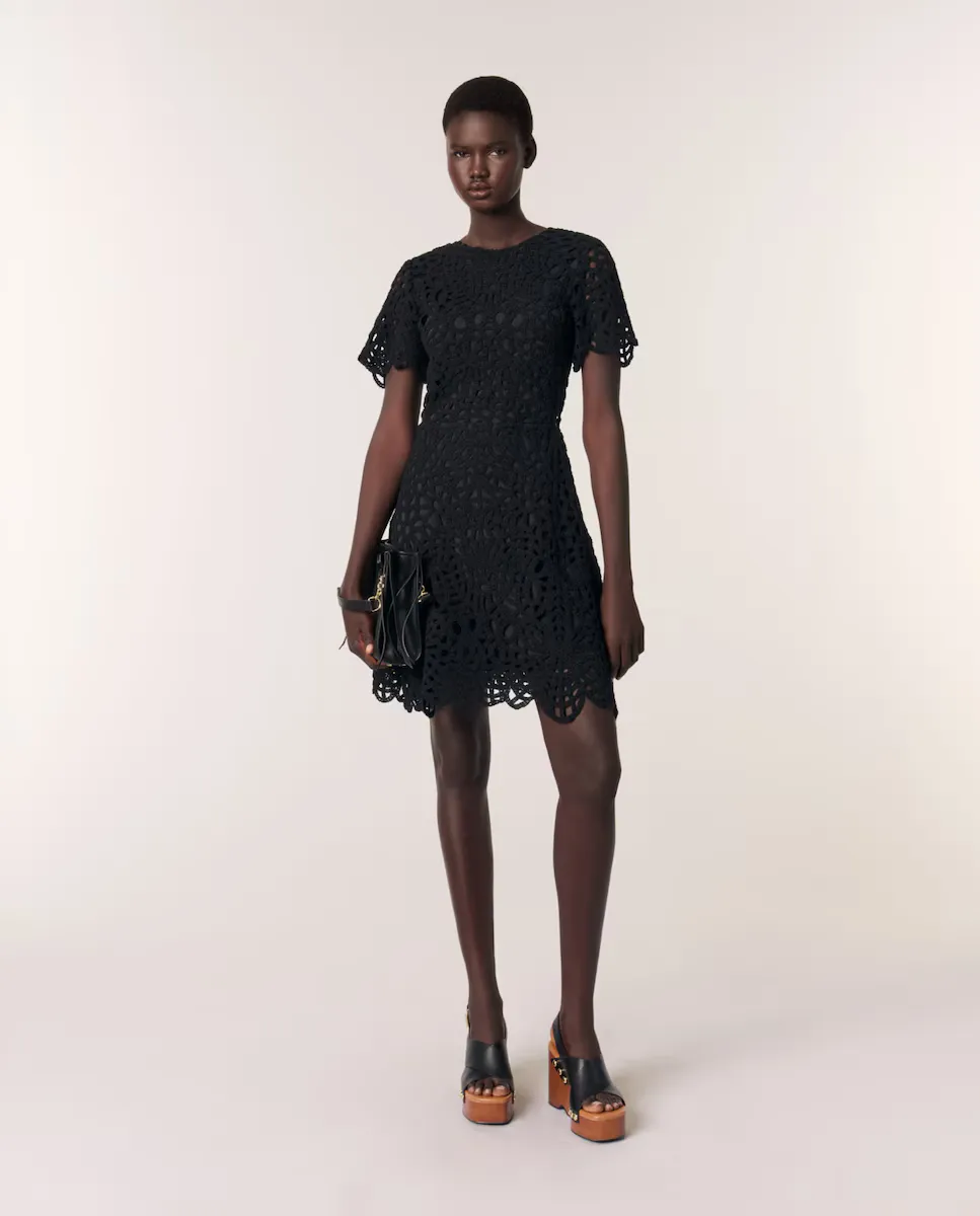 Короткое платье крючком Maje, чёрный
Короткое платье крючком Maje, чёрный
