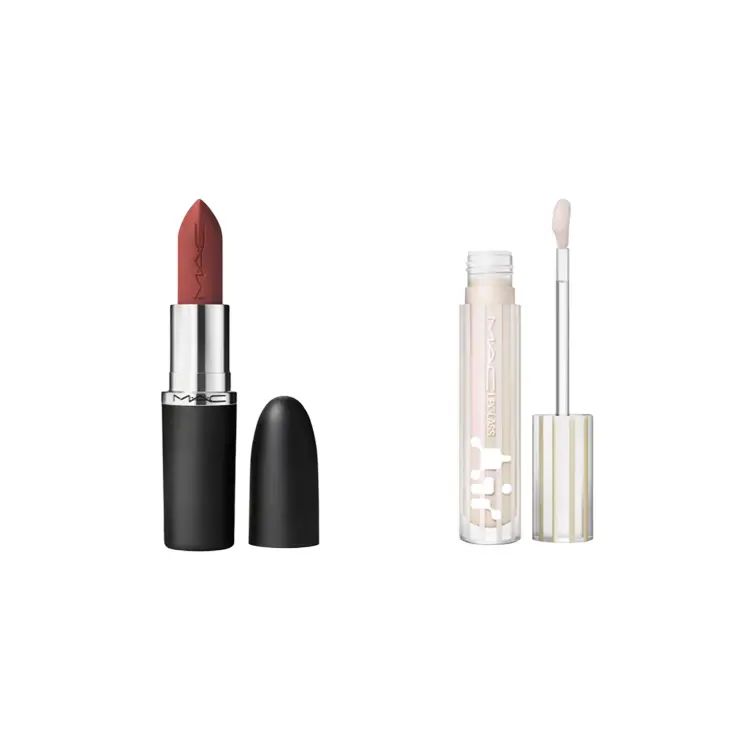 Зеркальный глянцевый блеск для губ с матовым финишем в форме стика набор для макияжа легко растушевывается 3,5 г+5 мл MAC, Two-Piece Set: Lipstick #693 Celebrity коричневый+Liquid Lipstick #221 Diamond Glow
Зеркальный глянцевый блеск для губ с матовым финишем в форме стика набор для макияжа легко растушевывается 3,5 г+5 мл MAC, Two-Piece Set: Lipstick #693 Celebrity коричневый+Liquid Lipstick #221 Diamond Glow