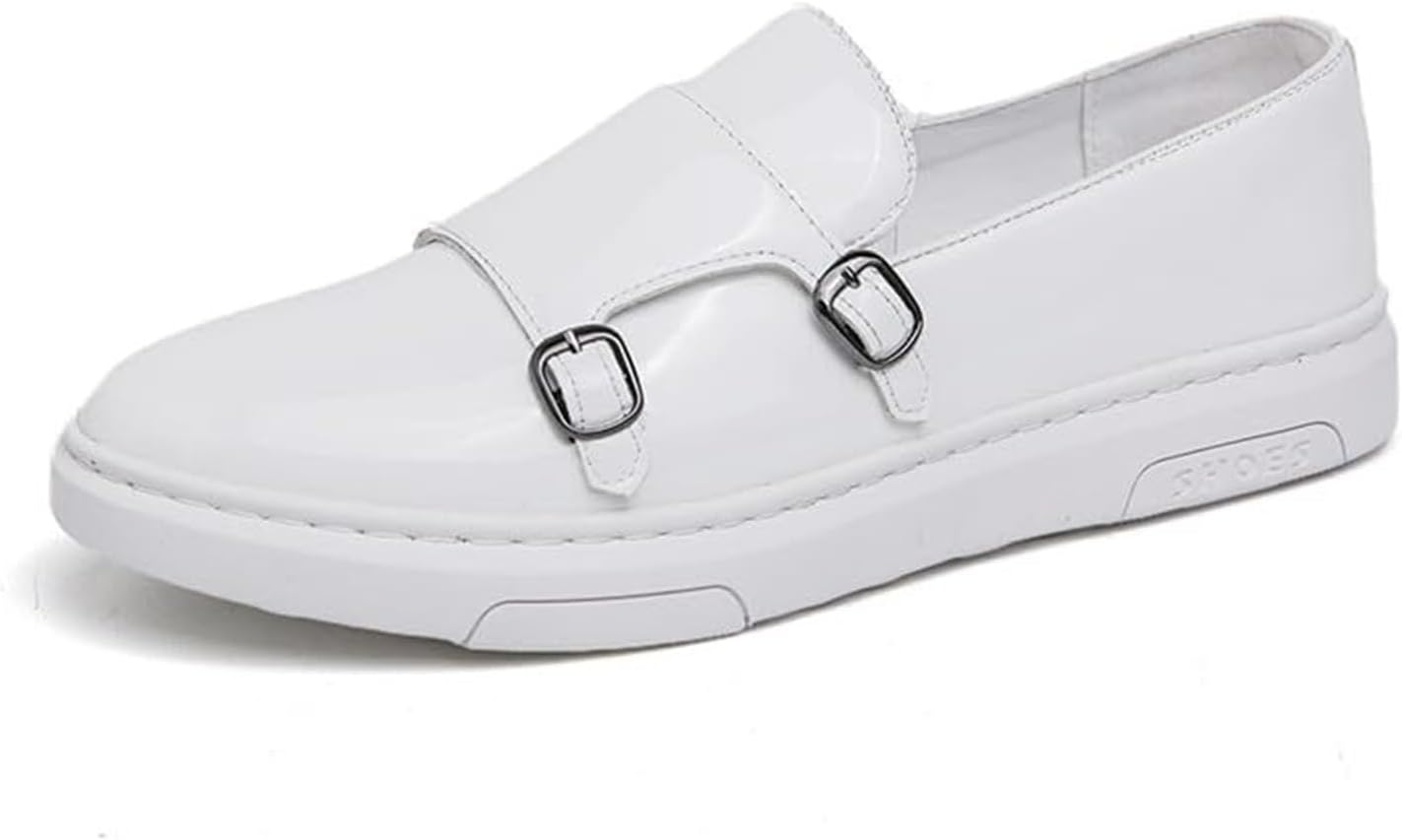 Мужские лоферы на двойной ремешок из лакированной кожи, повседневные удобные туфли на плоской подошве, деловые, повседневные, для ходьбы, комфортные пенни-лоферы, кроссовки, классические туфли Generic, белый
Мужские лоферы на двойной ремешок из лакированной кожи, повседневные удобные туфли на плоской подошве, деловые, повседневные, для ходьбы, комфортные пенни-лоферы, кроссовки, классические туфли Generic, белый