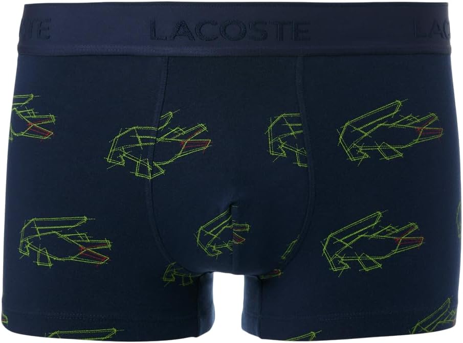 Мужские хлопковые трусы-боксеры Lacoste с принтом «Анимация», 3 шт., Navy Blue/Light Green/Red
Мужские хлопковые трусы-боксеры Lacoste с принтом «Анимация», 3 шт., Navy Blue/Light Green/Red