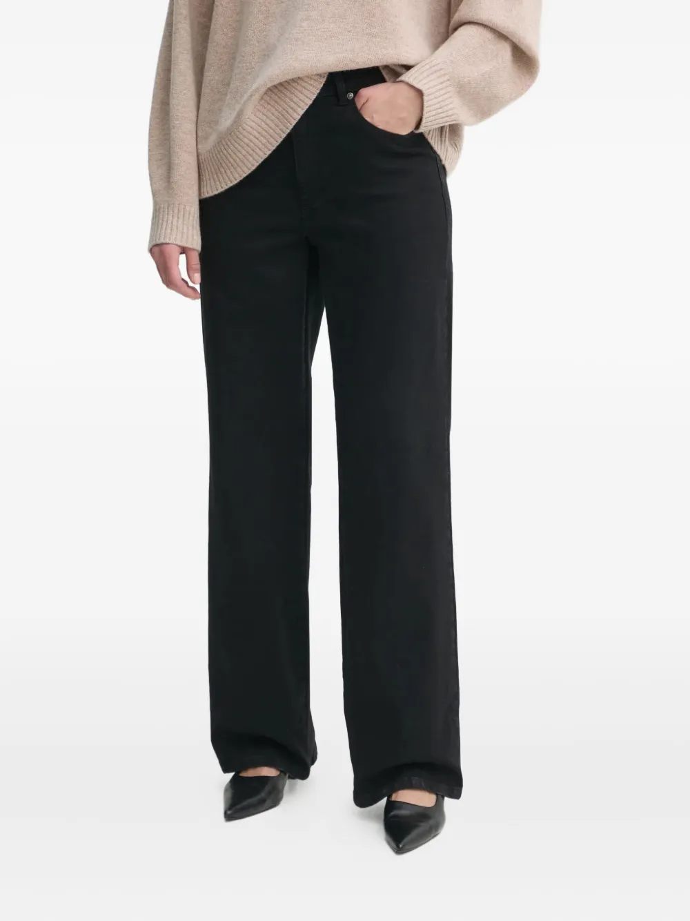 Джинсы из эластичного хлопка Gestuz, черный 
Джинсы из эластичного хлопка Gestuz, черный