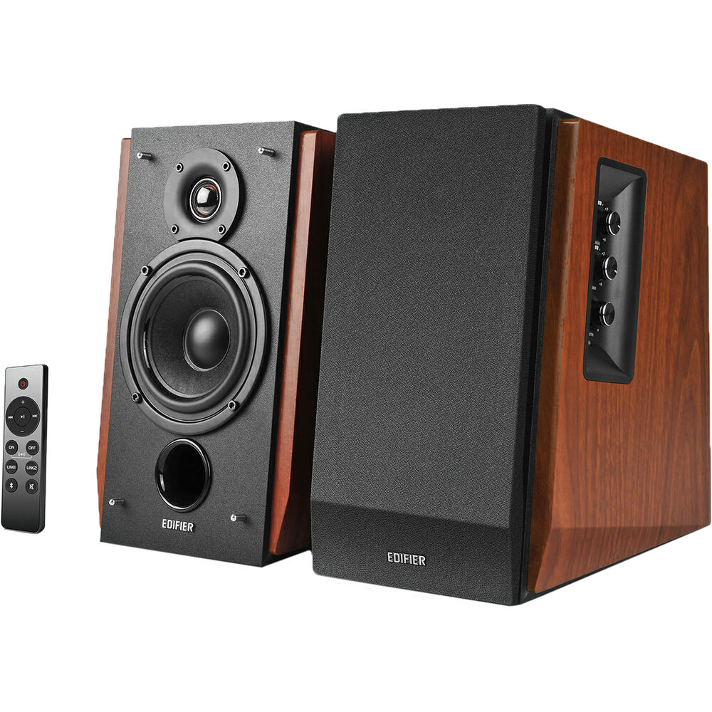 2-полосные активные беспроводные полочные колонки Edifier R1700BTS (орех, пара) 
2-полосные активные беспроводные полочные колонки Edifier R1700BTS (орех, пара)