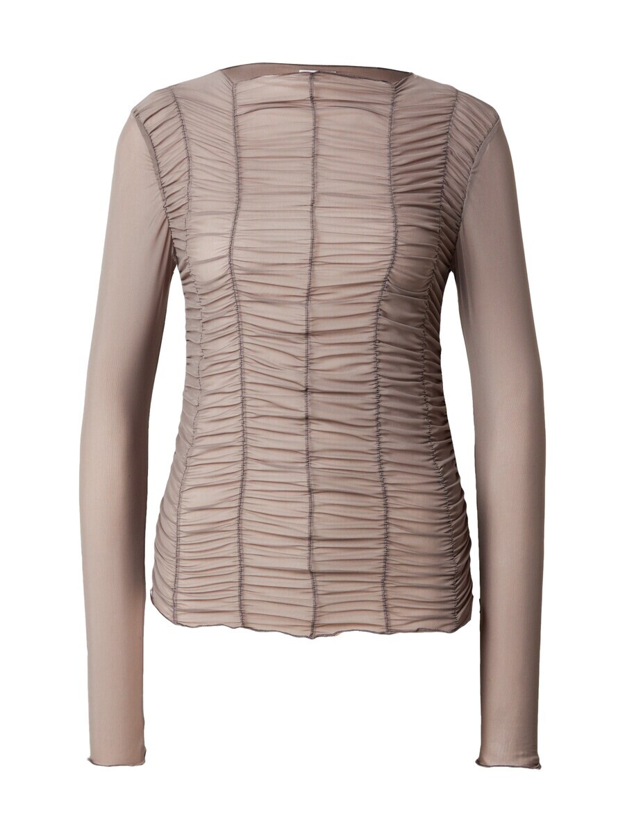 Футболка Noisy may Shirt NMJUDITH, серо-коричневый 
Футболка Noisy may Shirt NMJUDITH, серо-коричневый