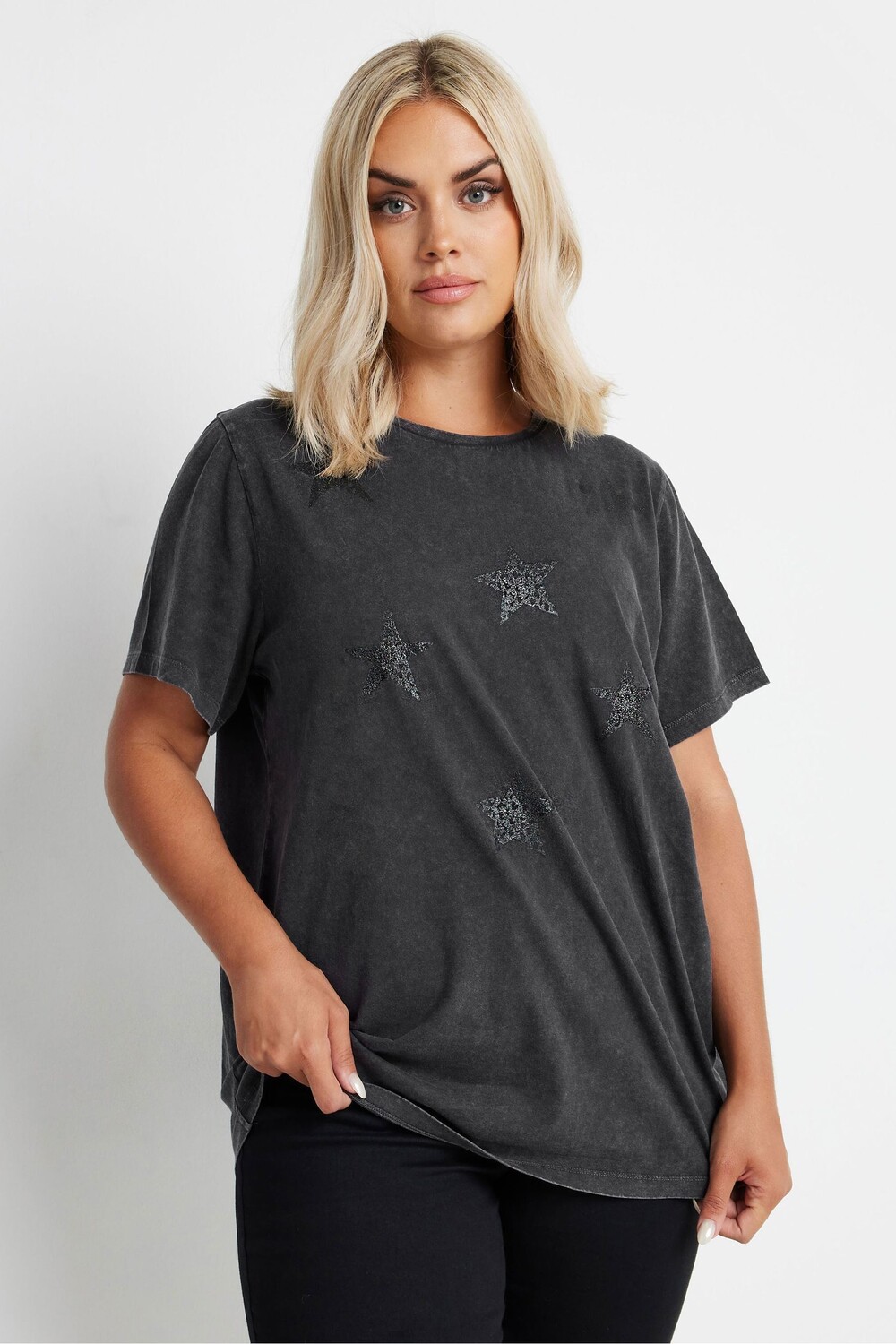 Футболка из 100% хлопка с накладными рукавами Yours Curve, серый
Футболка из 100% хлопка с накладными рукавами Yours Curve, серый