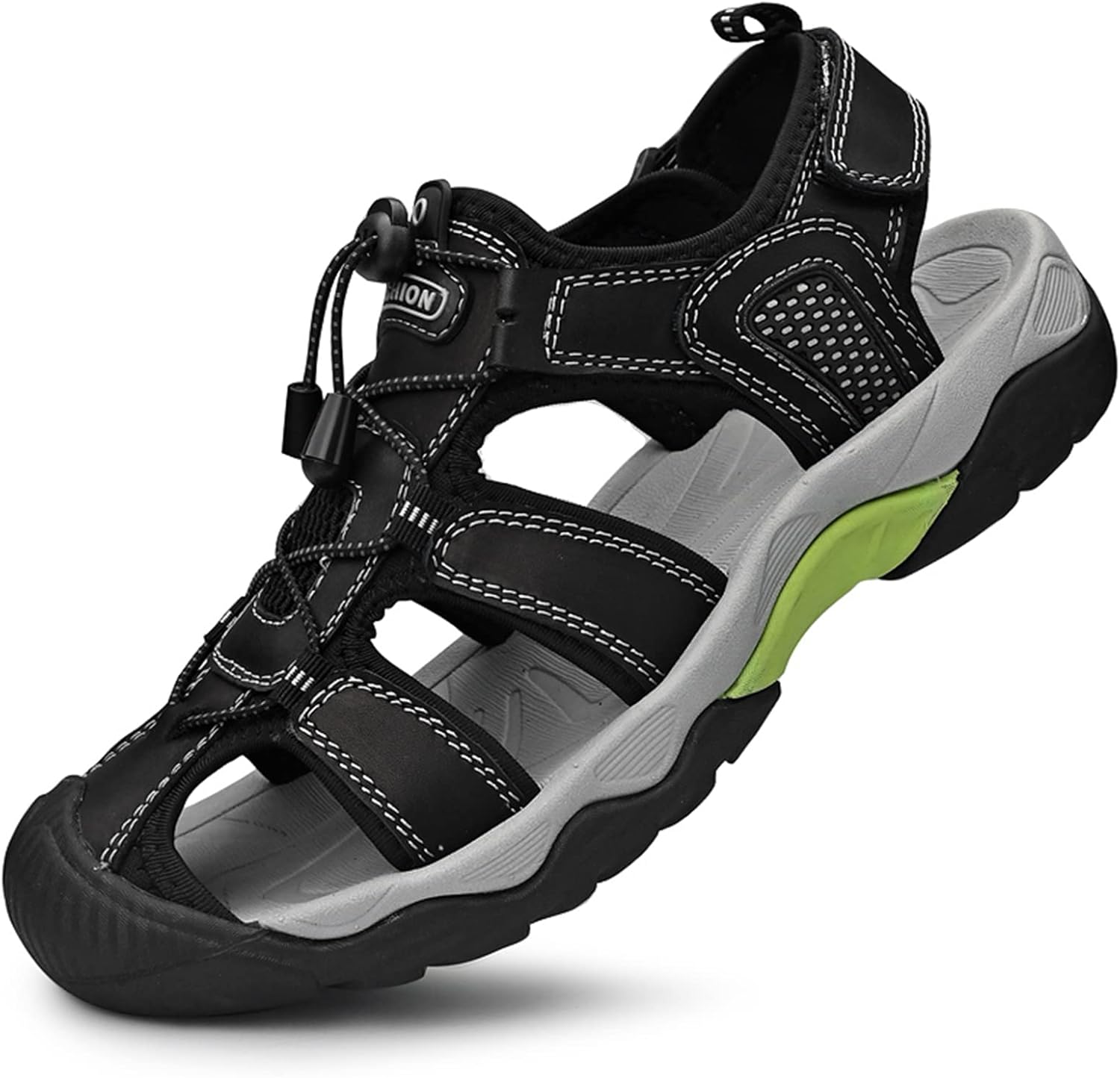 Мужские спортивные сандалии REXSVAN для активного отдыха, походов, закрытые сандалии из кожи, пляжные повседневные сандалии, водная обувь, черный
Мужские спортивные сандалии REXSVAN для активного отдыха, походов, закрытые сандалии из кожи, пляжные повседневные сандалии, водная обувь, черный