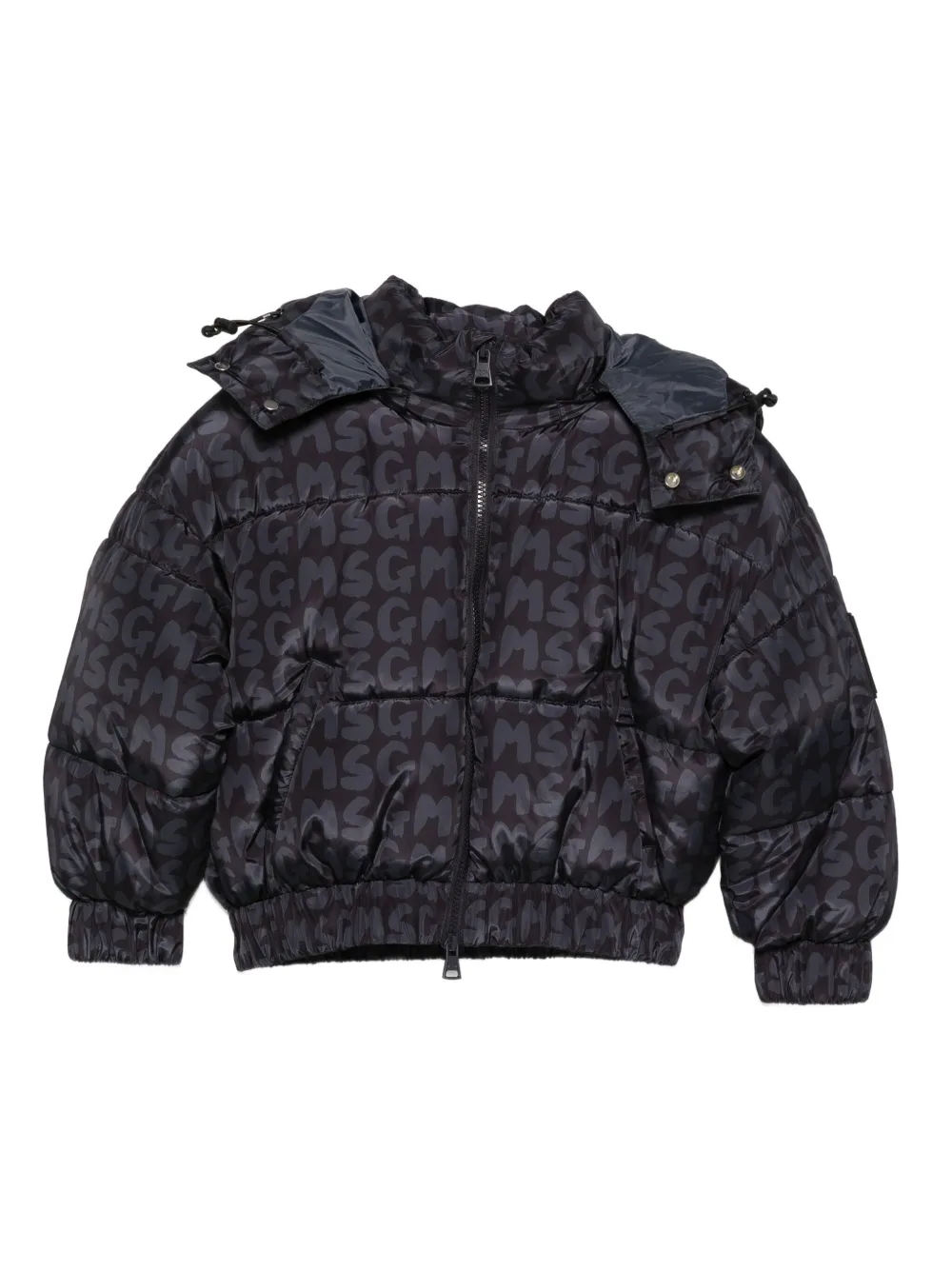 Пуховик с логотипом Msgm Kids, черный
Пуховик с логотипом Msgm Kids, черный