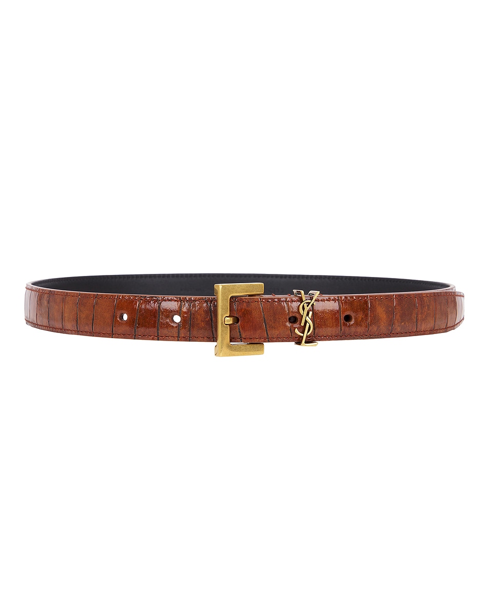 Ремень Fine Ceinture Passant Cassandre Saint Laurent, Vegetal Brown
Ремень Fine Ceinture Passant Cassandre Saint Laurent, Vegetal Brown
