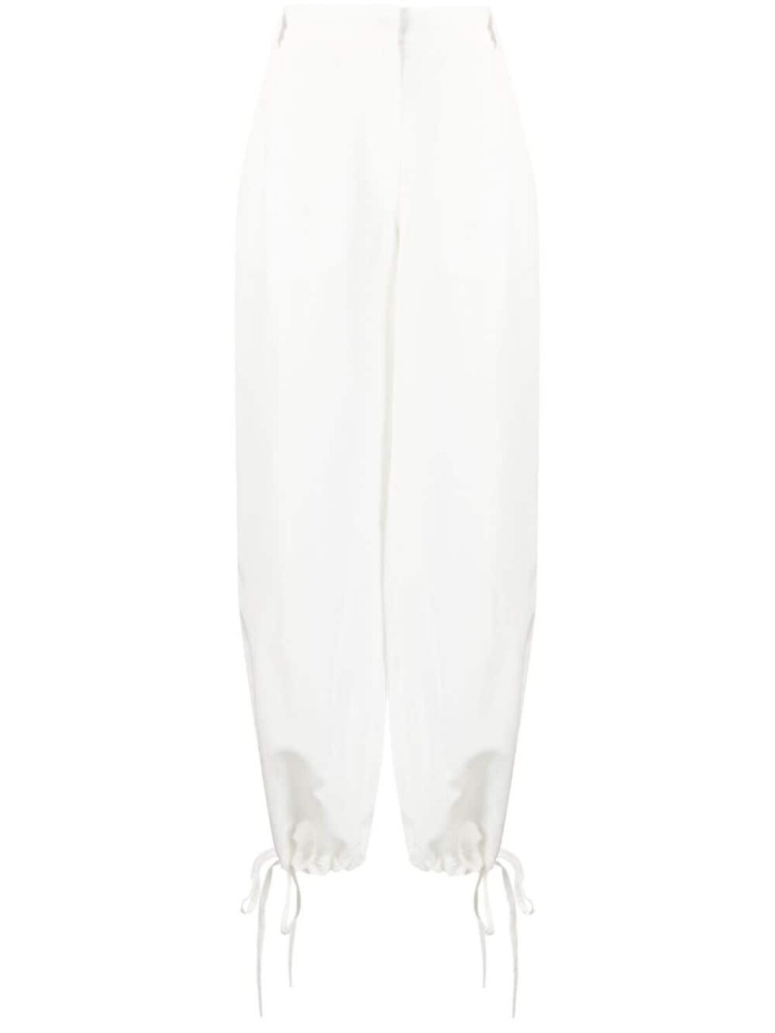 MSGM брюки с эластичным поясом, белый 
MSGM брюки с эластичным поясом, белый