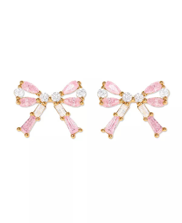 Позолоченные хрустальные заклепки-гвоздики с бантом Girls Crew, gold
Позолоченные хрустальные заклепки-гвоздики с бантом Girls Crew, gold