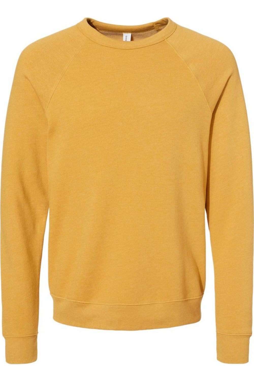 Толстовка BELLA + CANVAS из флисовой губки с круглым вырезом и рукавами реглан, цвет heather mustard 
Толстовка BELLA + CANVAS из флисовой губки с круглым вырезом и рукавами реглан, цвет heather mustard