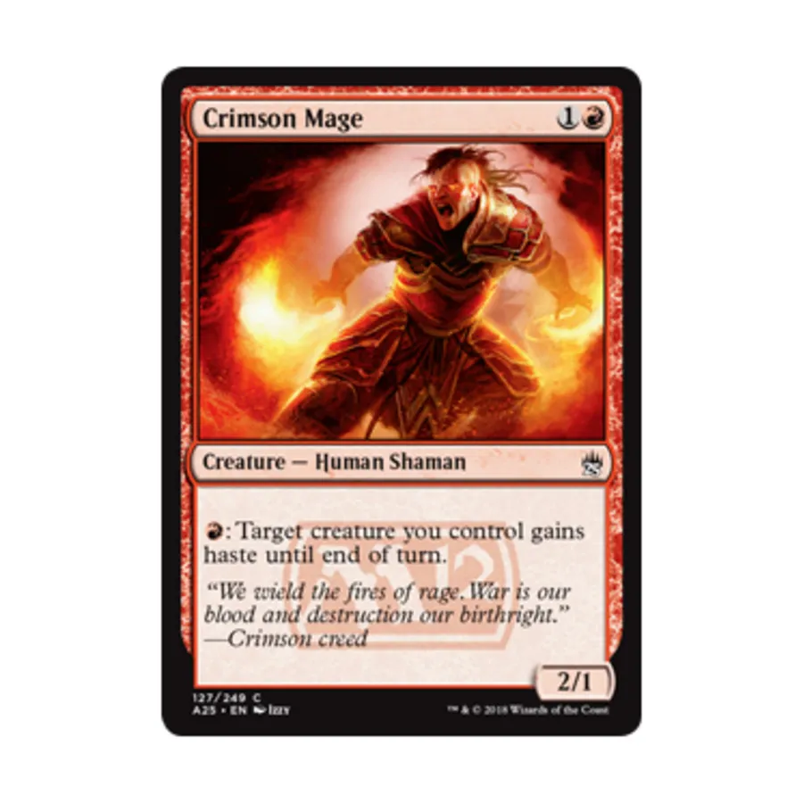 CCG Багровый маг (клавиша C), MTG - Masters 25
CCG Багровый маг (клавиша C), MTG - Masters 25