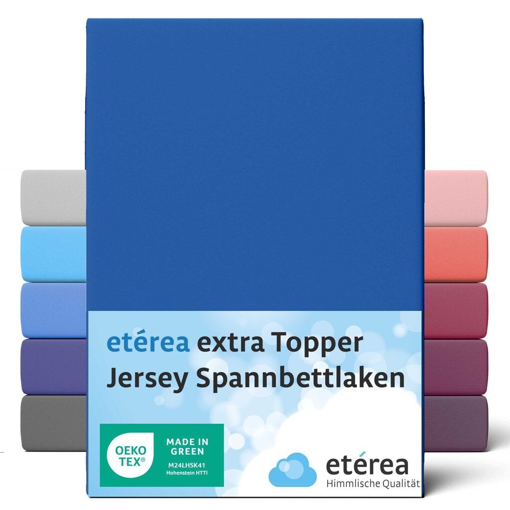 ETÉREA Джерси-топпер Простыня на подкладке 180x200см - 200x200 - 100% хлопок Простыня На подкладке Простыня 180x200см - 200x200 Наматрасник - Дополнительный трикотаж На подкладке Простыня Топпер Хлопок, зеленый - синий Etérea Himmlische Qualität
ETÉREA Джерси-топпер Простыня на подкладке 180x200см - 200x200 - 100% хлопок Простыня На подкладке Простыня 180x200см - 200x200 Наматрасник - Дополнительный трикотаж На подкладке Простыня Топпер Хлопок, зеленый - синий Etérea Himmlische Qualität