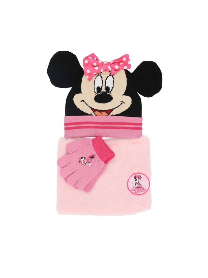 Комплект из шапки, шарфа и перчаток, розовый Disney Mickey Mouse
Комплект из шапки, шарфа и перчаток, розовый Disney Mickey Mouse