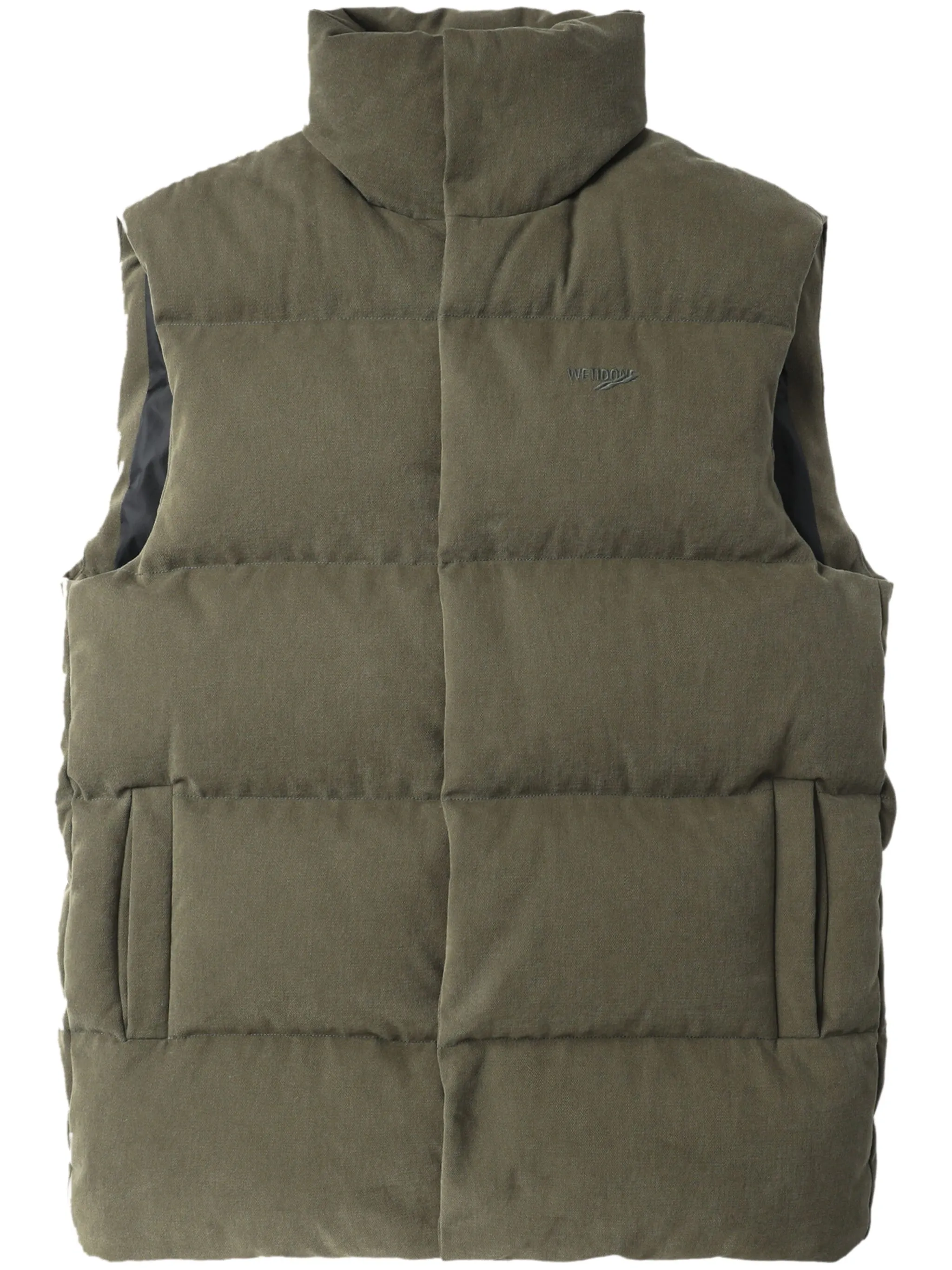 Дутый жилет с высоким воротником We11Done, зеленый
Дутый жилет с высоким воротником We11Done, зеленый