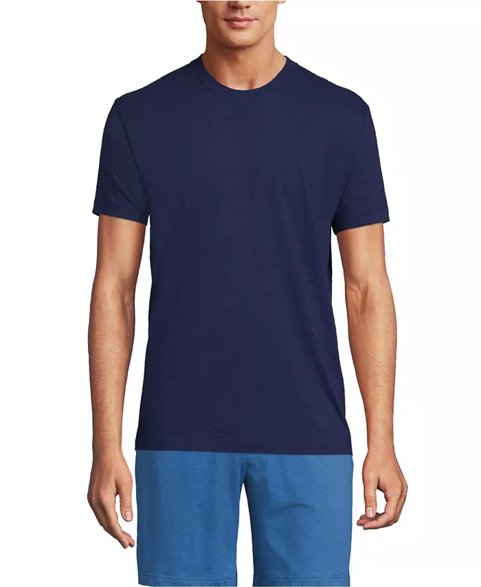 Футболка с круглым вырезом Big & Tall, 3 шт Lands' End, мультиколор 
Футболка с круглым вырезом Big & Tall, 3 шт Lands' End, мультиколор