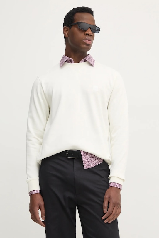 Хлопковая толстовка Boss Orange, бежевый
Хлопковая толстовка Boss Orange, бежевый