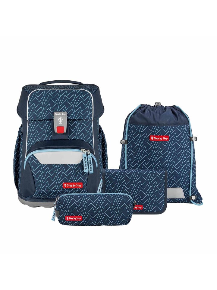 Step by Step Набор школьных сумок BASIS Blue Lines, 4 предмета, синий
Step by Step Набор школьных сумок BASIS Blue Lines, 4 предмета, синий