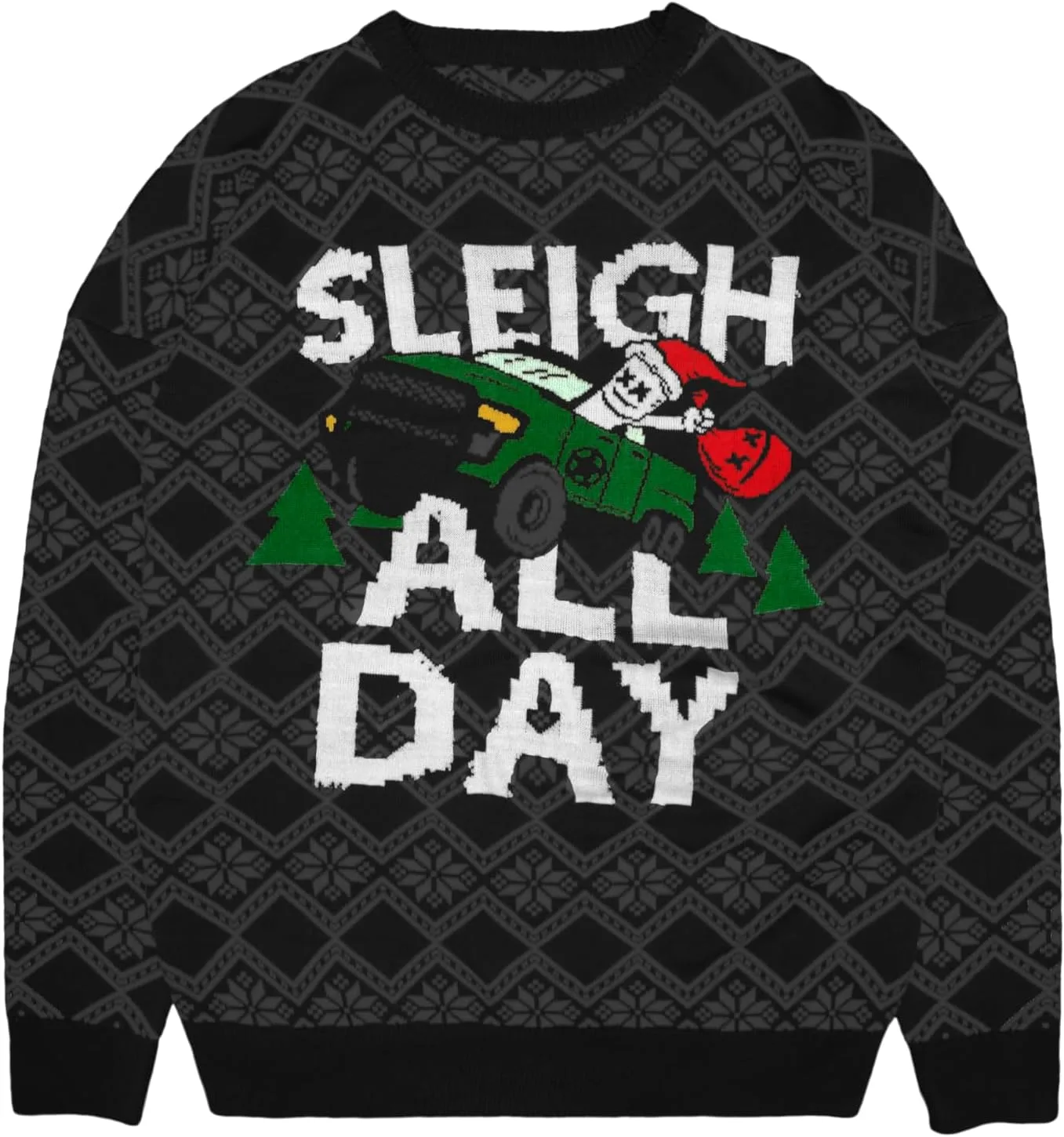 Свитер Marshmello All Day Ugly Holiday с длинным рукавом, черный
Свитер Marshmello All Day Ugly Holiday с длинным рукавом, черный