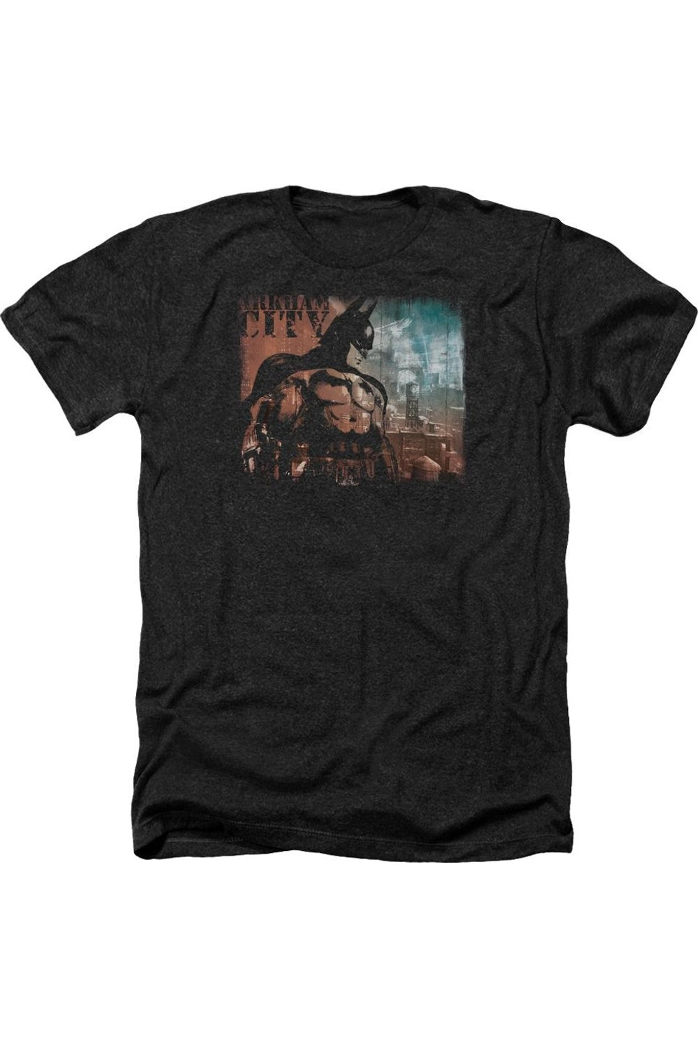 Футболка / футболка Batman Arkham City City Knockout для взрослых Heather Gildan, черный
Футболка / футболка Batman Arkham City City Knockout для взрослых Heather Gildan, черный