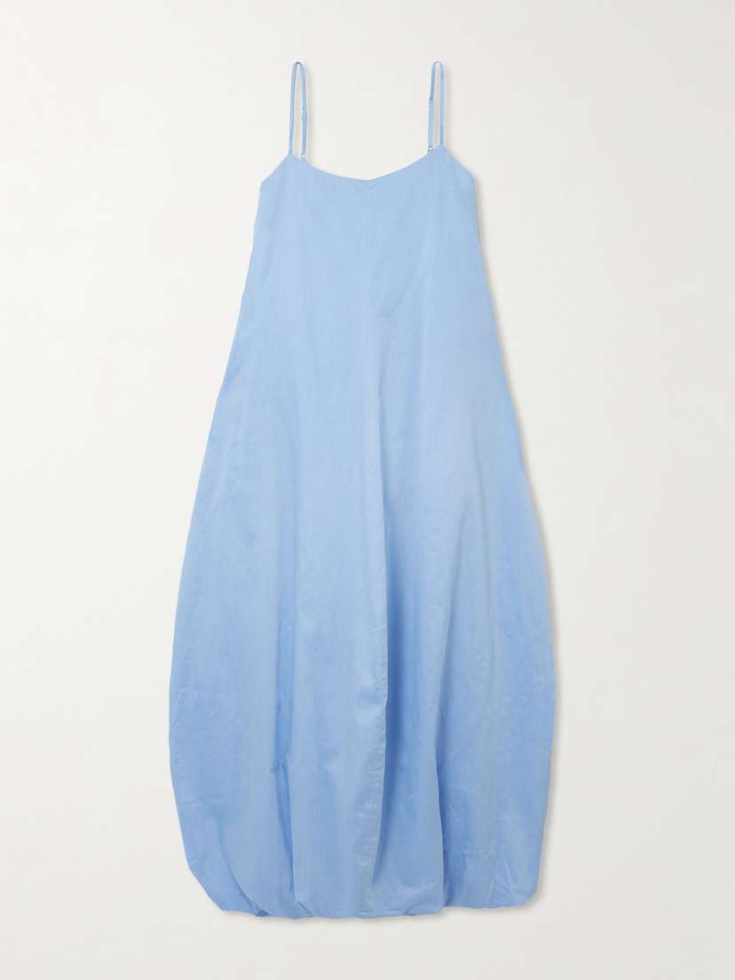 Платье макси из хлопкового поплина Aniela, собранное в складки Faithfull, синий
Платье макси из хлопкового поплина Aniela, собранное в складки Faithfull, синий