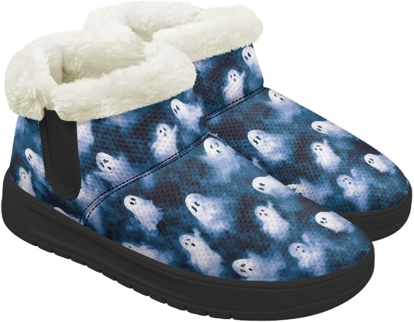 Женские и мужские зимние ботинки Forchrinse на Хэллоуин с меховой подкладкой, модные теплые ботильоны, Halloween Ghost Printed
Женские и мужские зимние ботинки Forchrinse на Хэллоуин с меховой подкладкой, модные теплые ботильоны, Halloween Ghost Printed