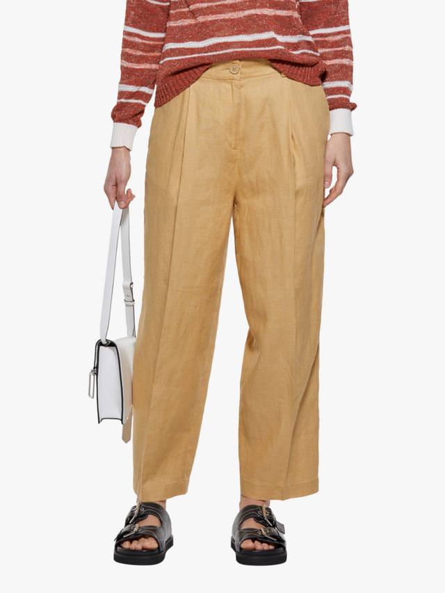 Свободные укороченные брюки из чистого льна SISLEY, Beige
Свободные укороченные брюки из чистого льна SISLEY, Beige