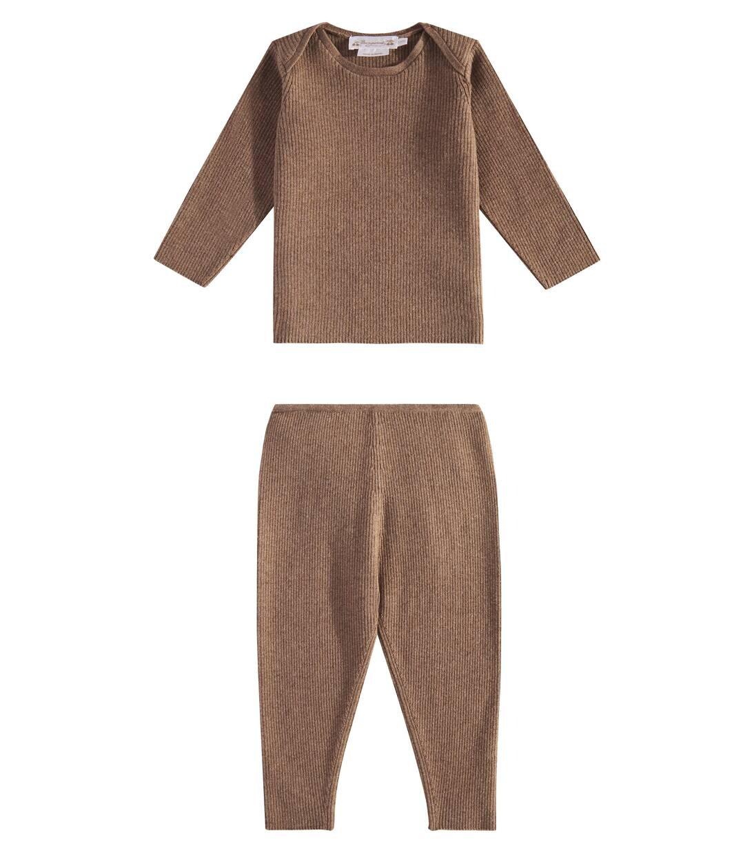 Комплект из свитера и брюк Baby Fili из шерсти и хлопка Bonpoint, цвет marron chine
Комплект из свитера и брюк Baby Fili из шерсти и хлопка Bonpoint, цвет marron chine