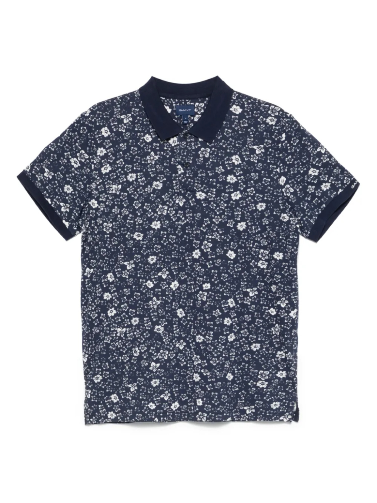 Рубашка-поло из хлопка с цветочным принтом Gant, синий
Рубашка-поло из хлопка с цветочным принтом Gant, синий
