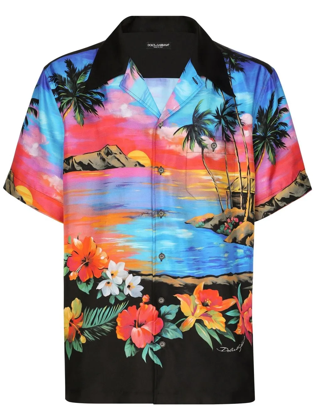 Рубашка с короткими рукавами и графичным принтом DOLCE & GABBANA, черный
Рубашка с короткими рукавами и графичным принтом DOLCE & GABBANA, черный