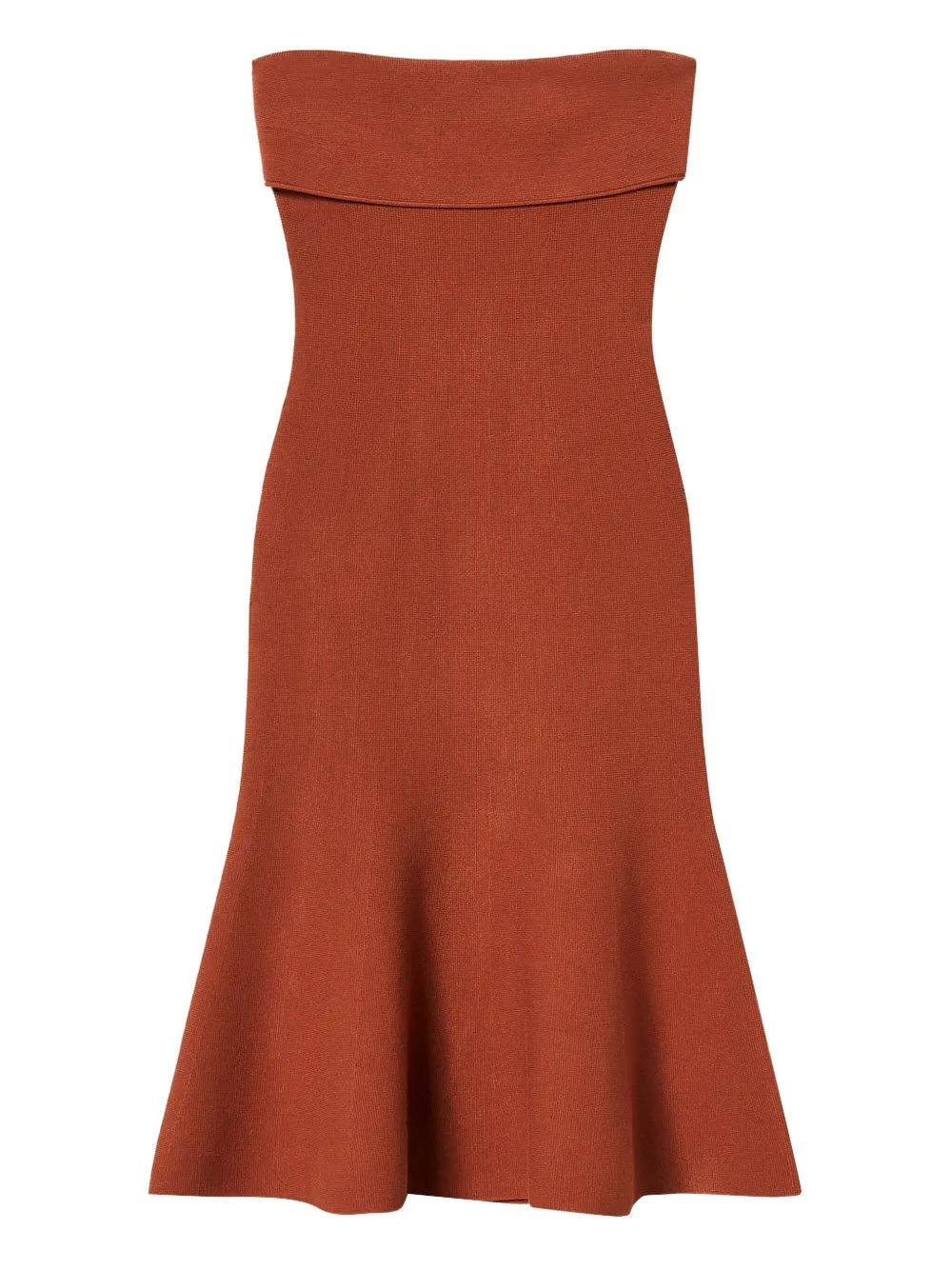 Расклешенное платье миди без бретелей TWINSET, коричневый
Расклешенное платье миди без бретелей TWINSET, коричневый