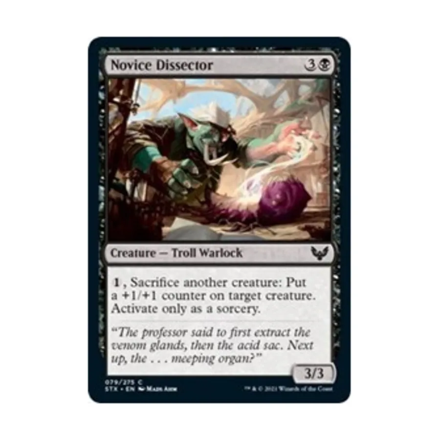 CCG Новичок-диссектор (C) (фольга), MTG - Strixhaven - School of Mages
CCG Новичок-диссектор (C) (фольга), MTG - Strixhaven - School of Mages