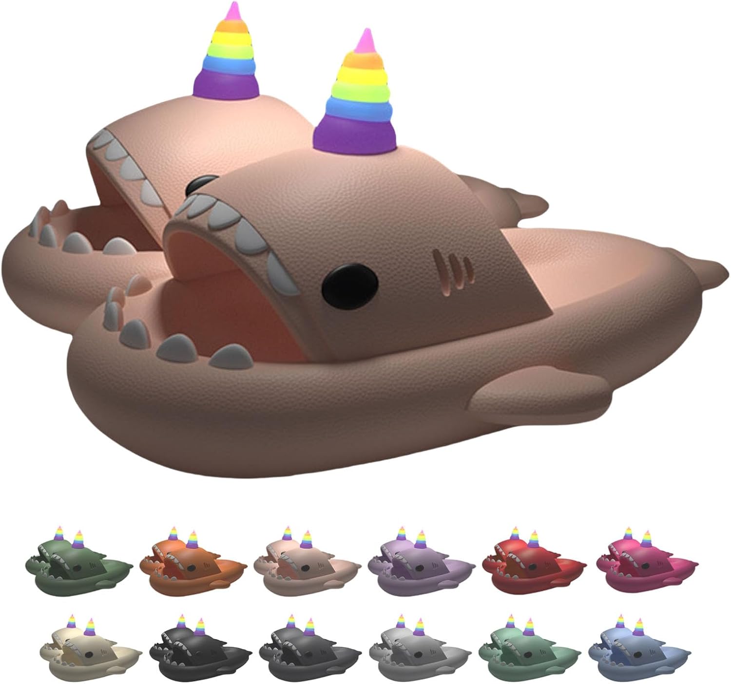 Тапочки «Единорог-акула» для мужчин и женщин, светящиеся в темноте, из мягкого ЭВА, летние, нескользящие, быстросохнущие Generic
Тапочки «Единорог-акула» для мужчин и женщин, светящиеся в темноте, из мягкого ЭВА, летние, нескользящие, быстросохнущие Generic