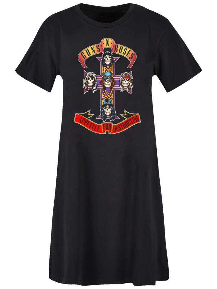 Короткое платье F4NT4STIC T-Shirt Kleid Guns 'n' Roses Appetite For Destruction, черный
Короткое платье F4NT4STIC T-Shirt Kleid Guns 'n' Roses Appetite For Destruction, черный