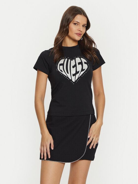 Футболка узкого кроя Guess, черный
Футболка узкого кроя Guess, черный