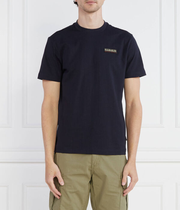 Футболка s-iaato Regular fit Napapijri, синий 
Футболка s-iaato Regular fit Napapijri, синий