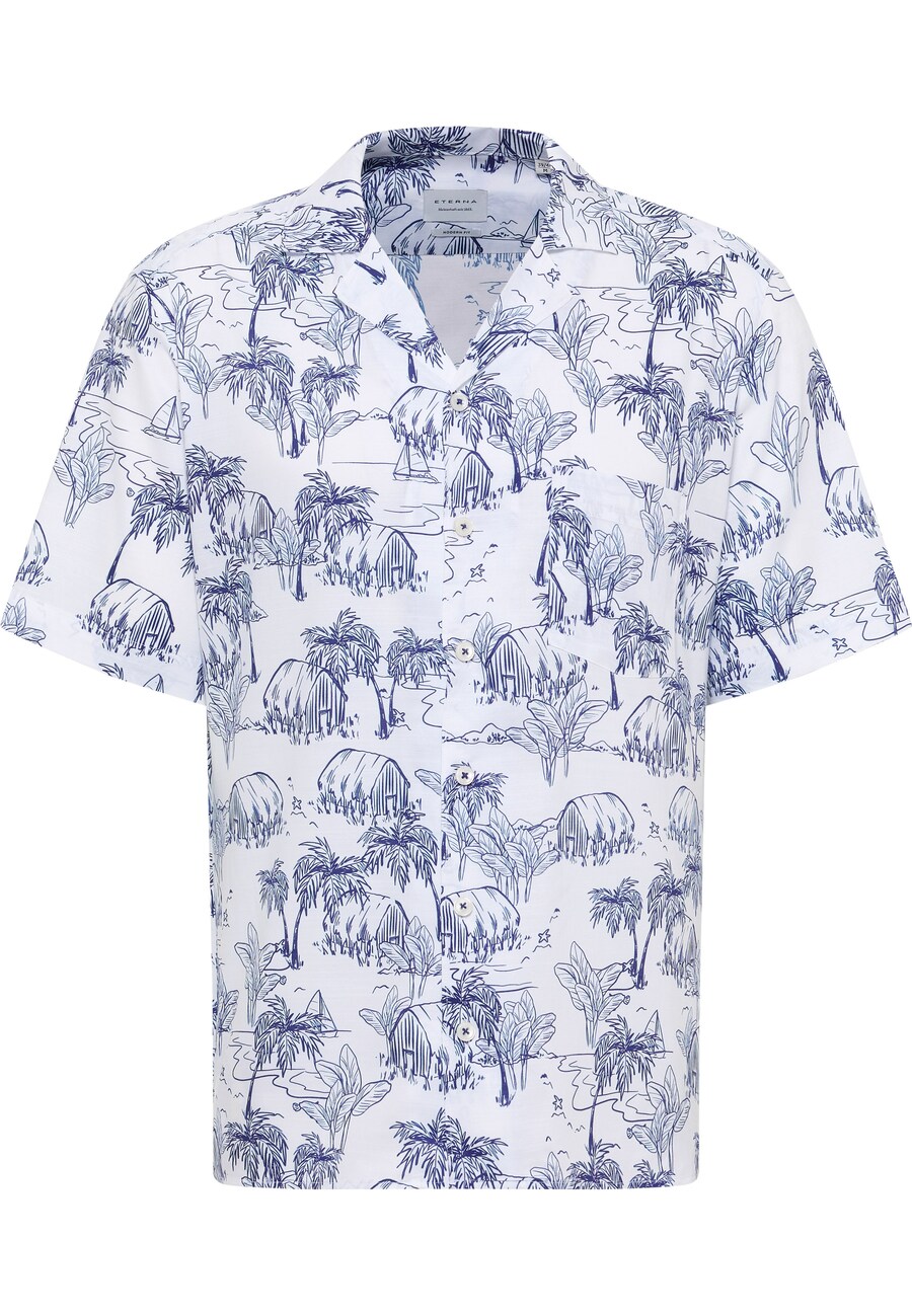 Рубашка на пуговицах классического кроя ETERNA, синий
Рубашка на пуговицах классического кроя ETERNA, синий