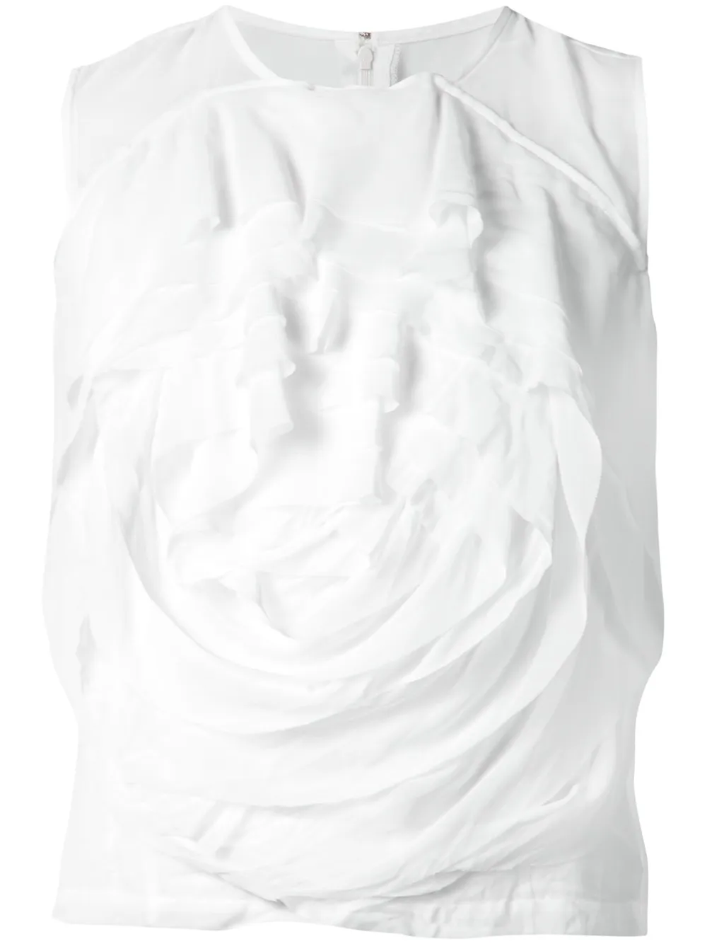 Топ с оборками спереди COMME DES GARCONS, белый
Топ с оборками спереди COMME DES GARCONS, белый