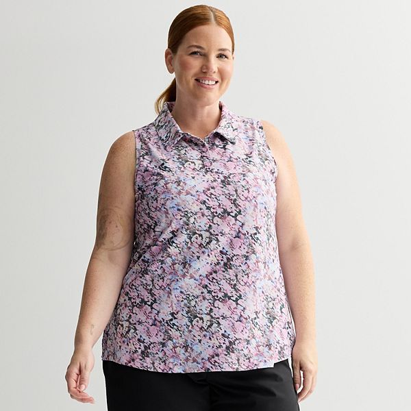 Поло без рукавов Plus size Tek Gear, Multi Fauna
Поло без рукавов Plus size Tek Gear, Multi Fauna