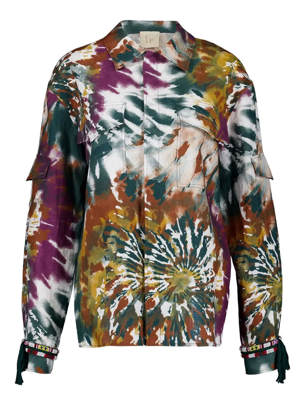 Льняная блузка с бисером PAULA, белый
Льняная блузка с бисером PAULA, белый