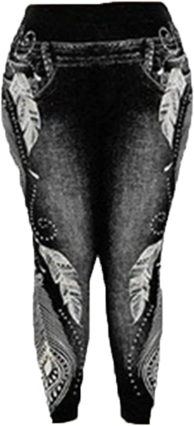 Женские легинсы с имитацией джинсы, эффектом подтяжки и высокой посадкой DGHM-JLMY
Женские легинсы с имитацией джинсы, эффектом подтяжки и высокой посадкой DGHM-JLMY