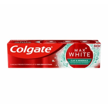 Зубная паста Max White Clay & Minerals 75 мл, Colgate
Зубная паста Max White Clay & Minerals 75 мл, Colgate