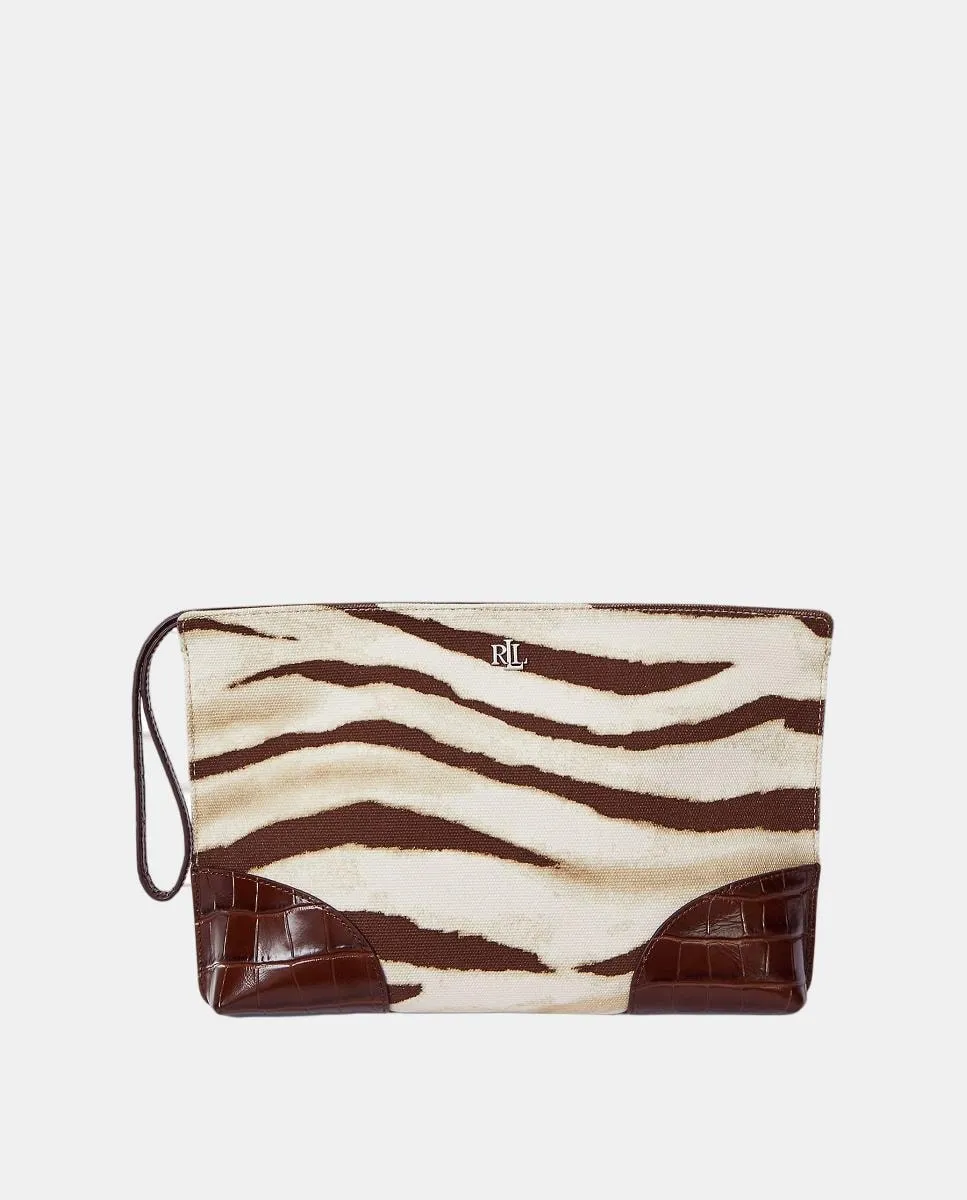 Женская сумка с анималистичным принтом Lauren Ralph Lauren, темно-коричневый
Женская сумка с анималистичным принтом Lauren Ralph Lauren, темно-коричневый