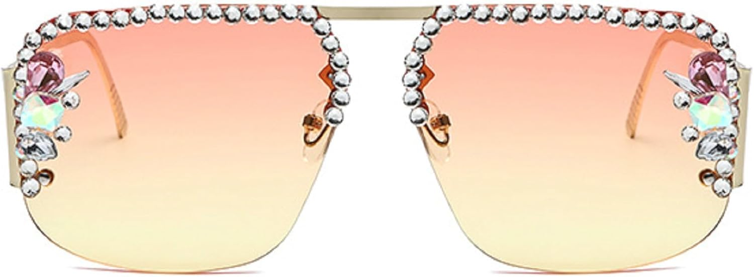 Модные солнцезащитные очки с бриллиантами для женщин, большие солнцезащитные очки UV400, винтажные квадратные солнцезащитные очки со стразами, женские панк-очки, N47 mincl, Pink Orange
Модные солнцезащитные очки с бриллиантами для женщин, большие солнцезащитные очки UV400, винтажные квадратные солнцезащитные очки со стразами, женские панк-очки, N47 mincl, Pink Orange