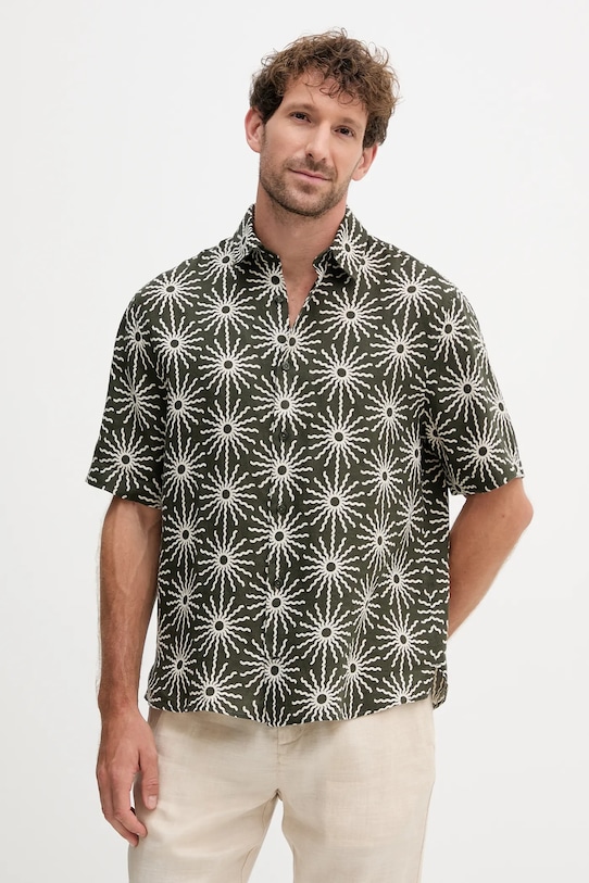 Льняная рубашка Frescobol Carioca, зеленый
Льняная рубашка Frescobol Carioca, зеленый