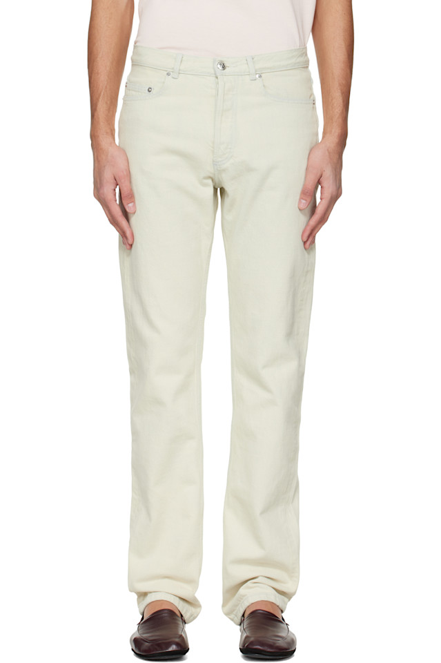 A.P.C. Стандартные джинсы Off White
A.P.C. Стандартные джинсы Off White