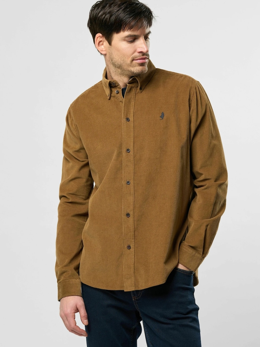 Рубашка на пуговицах классического кроя MCS James, коричневый
Рубашка на пуговицах классического кроя MCS James, коричневый