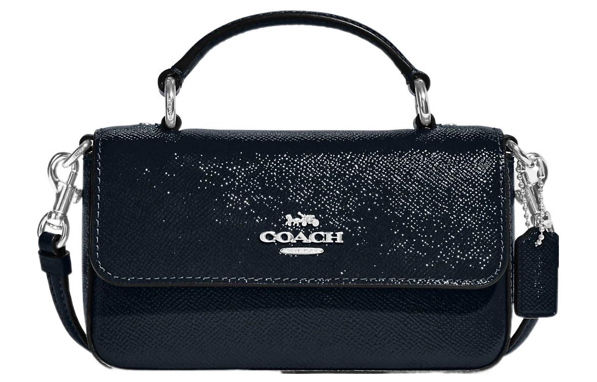 COACH Женская мини-сумка через плечо из лаковой кожи цвета морской волны
COACH Женская мини-сумка через плечо из лаковой кожи цвета морской волны
