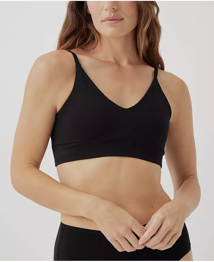 Женский бюстгальтер-майка Everyday Classic из органического хлопка Pact, черный
Женский бюстгальтер-майка Everyday Classic из органического хлопка Pact, черный